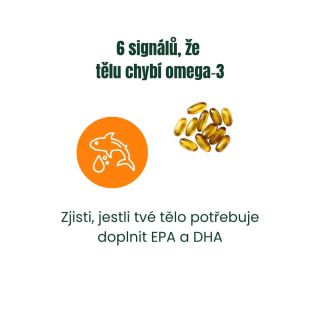 💙 6 signálů, že tvému tělu chybí omega‑3! Omega‑3 mastné kyseliny (EPA a DHA) jsou pro tělo nezbytné – podporují mozek,...