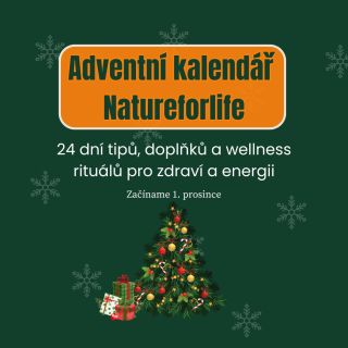 🎄 Připravili jsme pro vás 24 dní inspirace pro zdraví, energii a zimní pohodu. Každý den nový tip, doplněk stravy nebo...